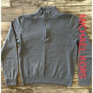 🌟MICHAEL KORS 🌟MEN GRAY 🌟SWEATER, SIZE LARGE
